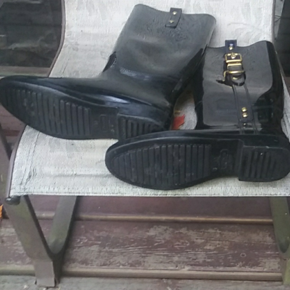 💕Coach Rider Rain Boots💕 - Picture 3 of 4